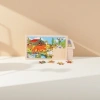 Farm animal color jigsaw puzzle board, wooden educational toy, safety rounded corner children's enlightenment teaching aid Specification image